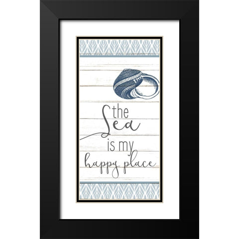 Relax and Sail 6 Black Modern Wood Framed Art Print with Double Matting by Allen, Kimberly