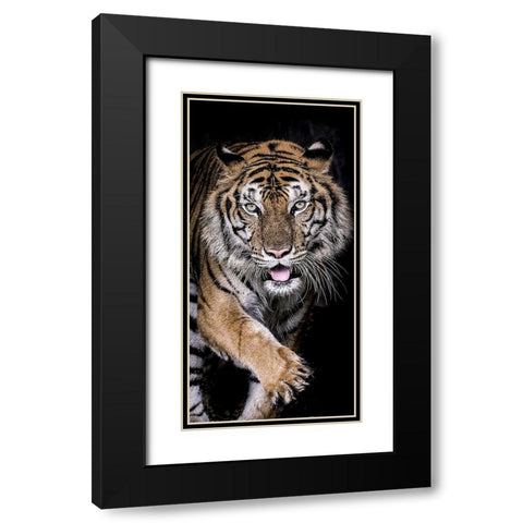 With You Black Modern Wood Framed Art Print with Double Matting by Allen, Kimberly