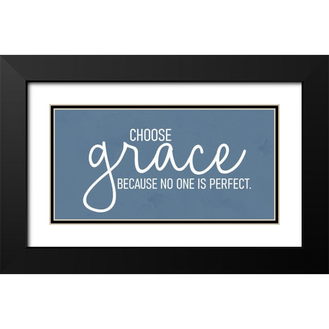 Choose Grace Black Modern Wood Framed Art Print with Double Matting by Allen, Kimberly