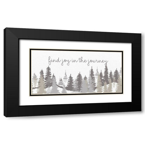 Find Joy In The Journey Black Modern Wood Framed Art Print with Double Matting by Allen, Kimberly