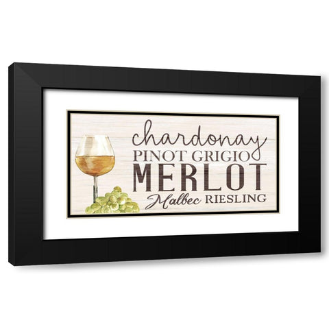 Chateau Panel 1 Black Modern Wood Framed Art Print with Double Matting by Allen, Kimberly