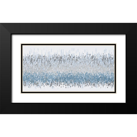 Balance Black Modern Wood Framed Art Print with Double Matting by Allen, Kimberly