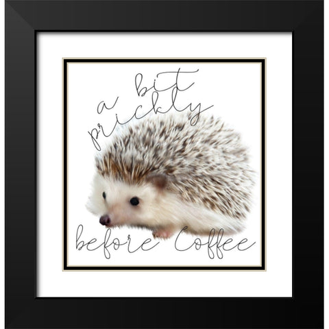 A Bit Prickly Black Modern Wood Framed Art Print with Double Matting by Kimberly, Allen