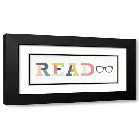 Read 2 Black Modern Wood Framed Art Print with Double Matting by Louise, Gigi