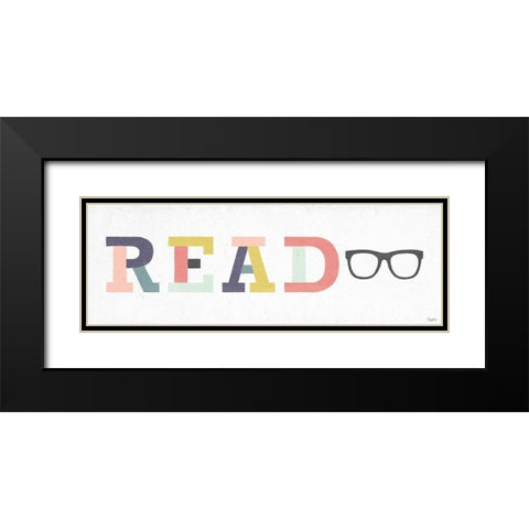 Read 2 Black Modern Wood Framed Art Print with Double Matting by Louise, Gigi