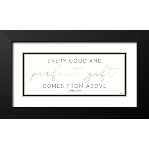Perfect Gift Black Modern Wood Framed Art Print with Double Matting by Louise, Gigi