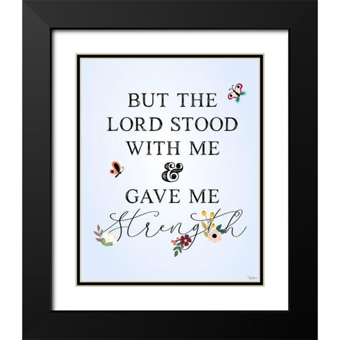 Lord Stood Black Modern Wood Framed Art Print with Double Matting by Louise, Gigi