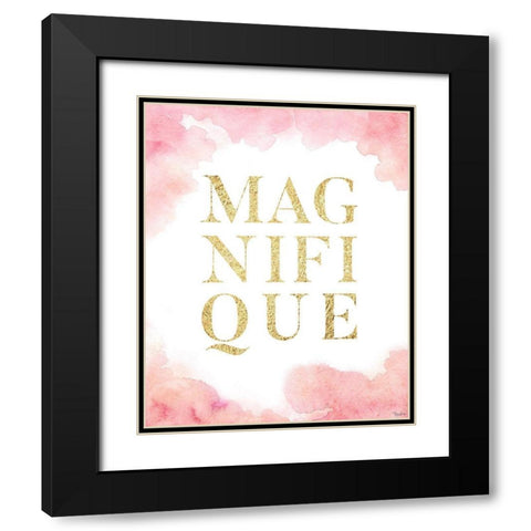 Magnifique Black Modern Wood Framed Art Print with Double Matting by Louise, Gigi