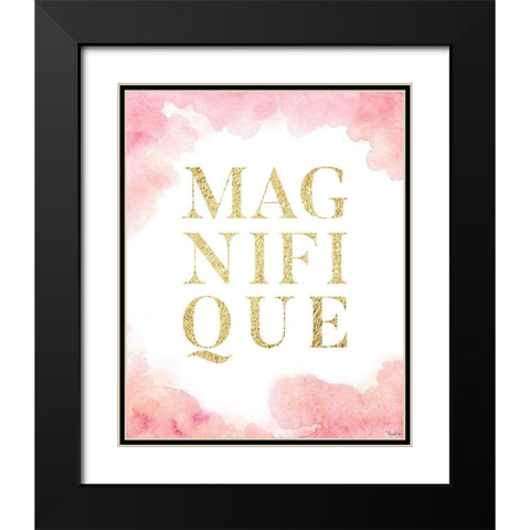 Magnifique Black Modern Wood Framed Art Print with Double Matting by Louise, Gigi