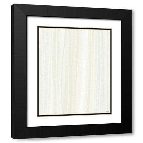 Alabaster Texture Black Modern Wood Framed Art Print with Double Matting by Louise, Gigi