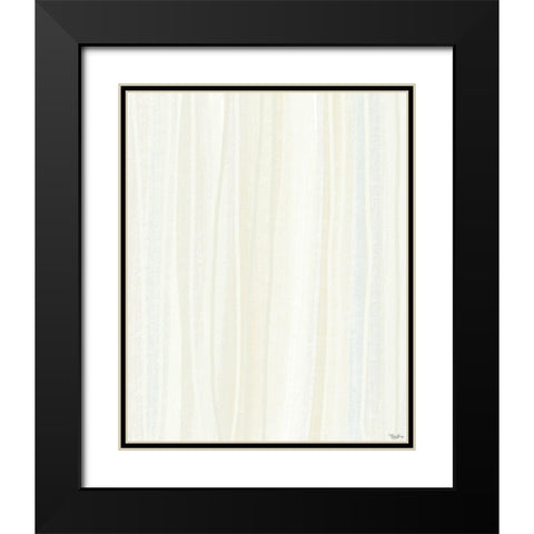 Alabaster Texture Black Modern Wood Framed Art Print with Double Matting by Louise, Gigi