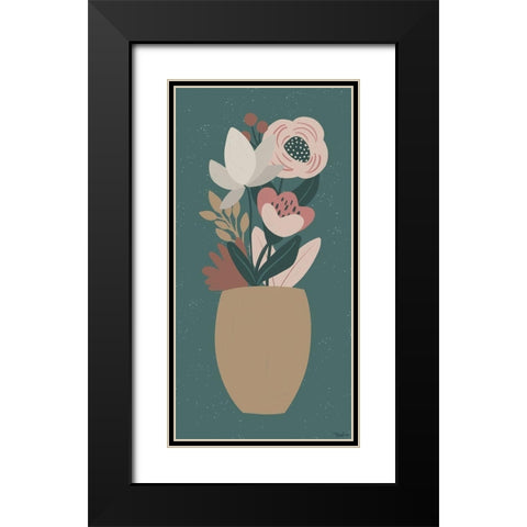Shed Flower 1 Black Modern Wood Framed Art Print with Double Matting by Louise, Gigi