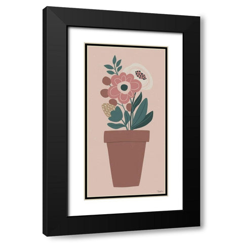 Shed Flower 2 Black Modern Wood Framed Art Print with Double Matting by Louise, Gigi