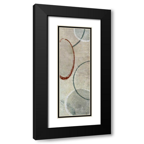 Mod II Black Modern Wood Framed Art Print with Double Matting by Emery, Kristin