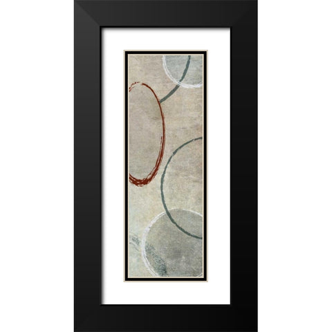 Mod II Black Modern Wood Framed Art Print with Double Matting by Emery, Kristin