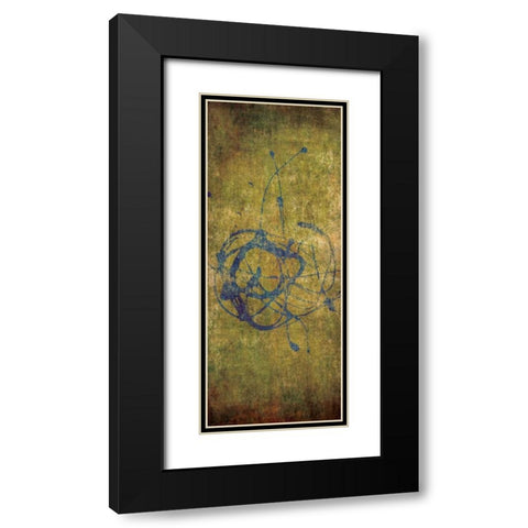 Color Splash II Black Modern Wood Framed Art Print with Double Matting by Emery, Kristin