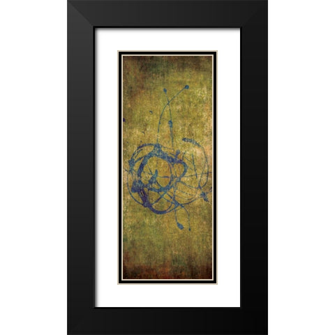 Color Splash II Black Modern Wood Framed Art Print with Double Matting by Emery, Kristin
