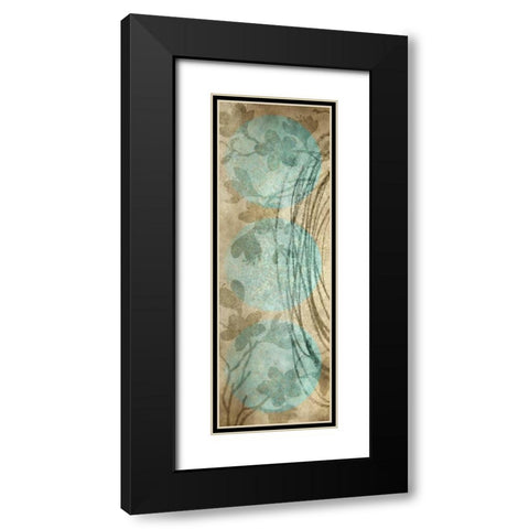 Paradise Moon Black Modern Wood Framed Art Print with Double Matting by Emery, Kristin