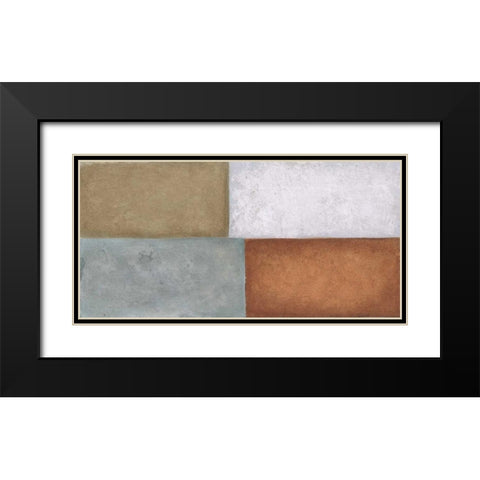 4Tile 2 Black Modern Wood Framed Art Print with Double Matting by Emery, Kristin