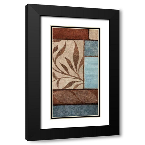 Simple Flow 2 Black Modern Wood Framed Art Print with Double Matting by Emery, Kristin