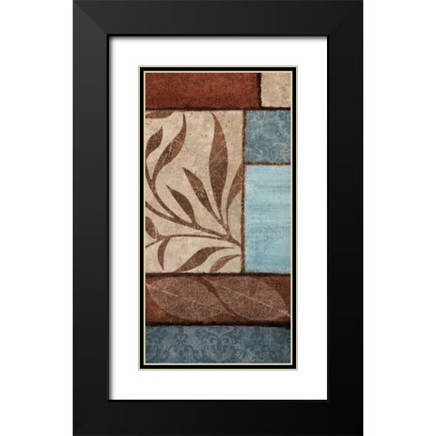 Simple Flow 2 Black Modern Wood Framed Art Print with Double Matting by Emery, Kristin