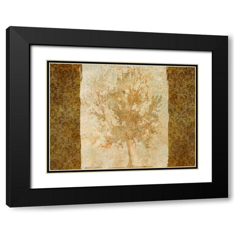 Tree II Black Modern Wood Framed Art Print with Double Matting by Emery, Kristin