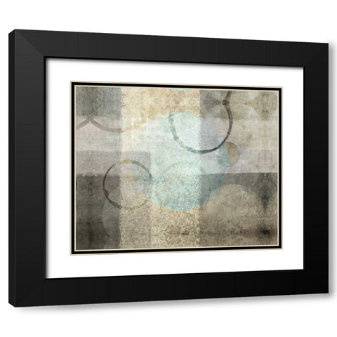 Paradise Moon I Black Modern Wood Framed Art Print with Double Matting by Emery, Kristin