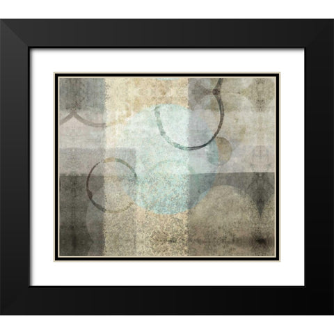 Paradise Moon I Black Modern Wood Framed Art Print with Double Matting by Emery, Kristin
