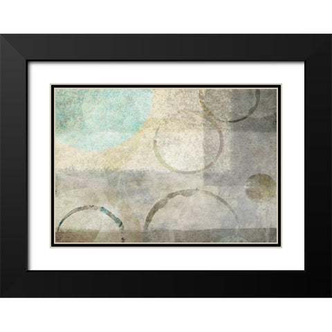 Paradise Moon II Black Modern Wood Framed Art Print with Double Matting by Emery, Kristin