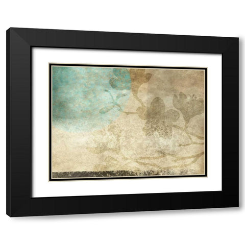 Paradise Moon IV Black Modern Wood Framed Art Print with Double Matting by Emery, Kristin
