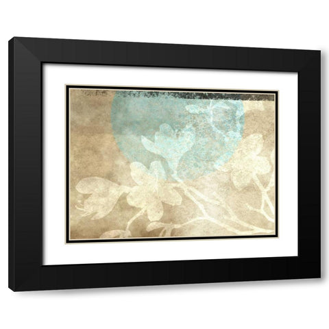 Paradise Moon VI Black Modern Wood Framed Art Print with Double Matting by Emery, Kristin