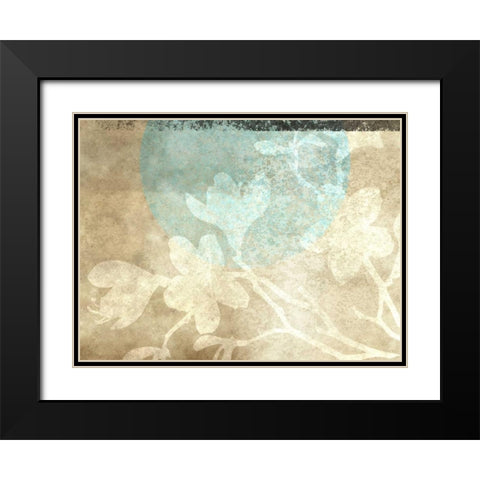 Paradise Moon VI Black Modern Wood Framed Art Print with Double Matting by Emery, Kristin