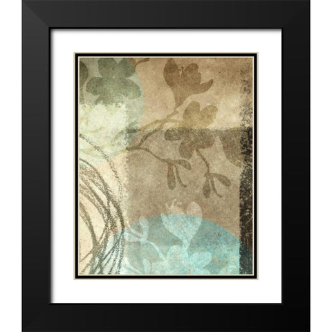 Paradise Moon VII Black Modern Wood Framed Art Print with Double Matting by Emery, Kristin