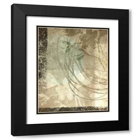 Paradise Moon VIII Black Modern Wood Framed Art Print with Double Matting by Emery, Kristin