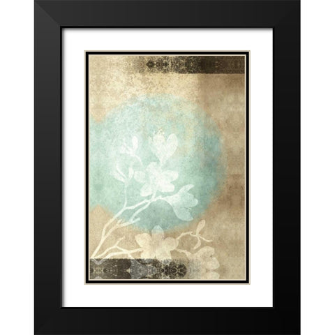 Paradise Moon XV Black Modern Wood Framed Art Print with Double Matting by Emery, Kristin