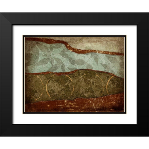 Autumn Spice III Black Modern Wood Framed Art Print with Double Matting by Emery, Kristin