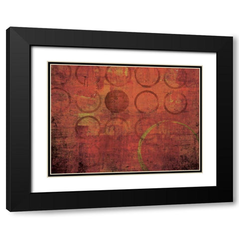 Tiny Bubbles 1 Black Modern Wood Framed Art Print with Double Matting by Emery, Kristin