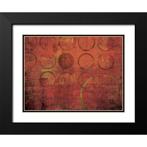 Tiny Bubbles 1 Black Modern Wood Framed Art Print with Double Matting by Emery, Kristin