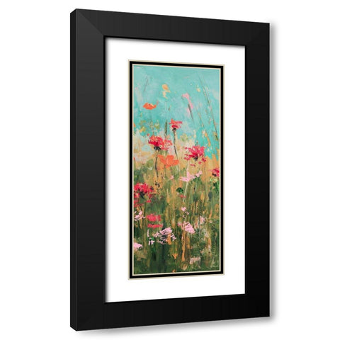 Spring Refresh 1 Black Modern Wood Framed Art Print with Double Matting by Kruk