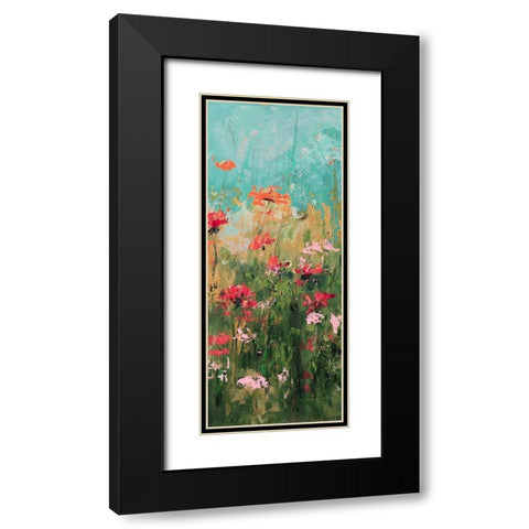 Spring Refresh 2 Black Modern Wood Framed Art Print with Double Matting by Kruk