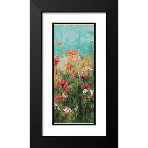 Spring Refresh 2 Black Modern Wood Framed Art Print with Double Matting by Kruk
