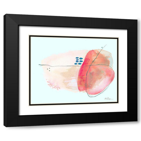 Sea Rock Black Modern Wood Framed Art Print with Double Matting by Rupe, Kim
