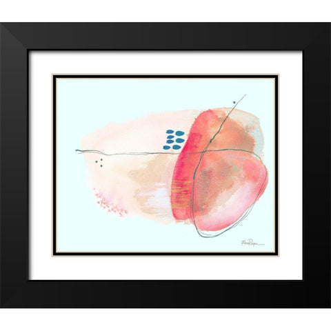 Sea Rock Black Modern Wood Framed Art Print with Double Matting by Rupe, Kim