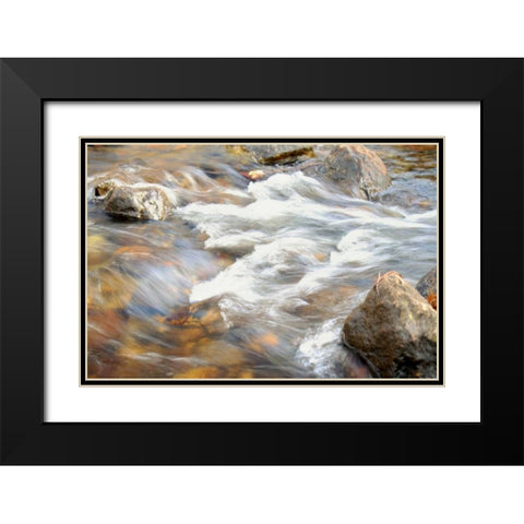 In Motion 2 Black Modern Wood Framed Art Print with Double Matting by Grey, Jace