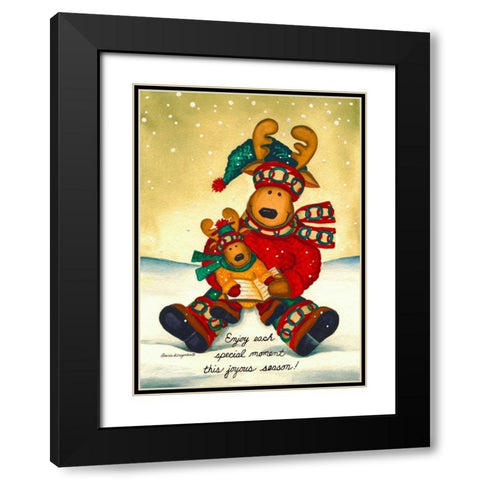 Special Moments Black Modern Wood Framed Art Print with Double Matting by Korsgaden, Laurie