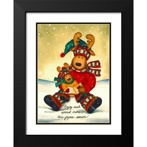 Special Moments Black Modern Wood Framed Art Print with Double Matting by Korsgaden, Laurie