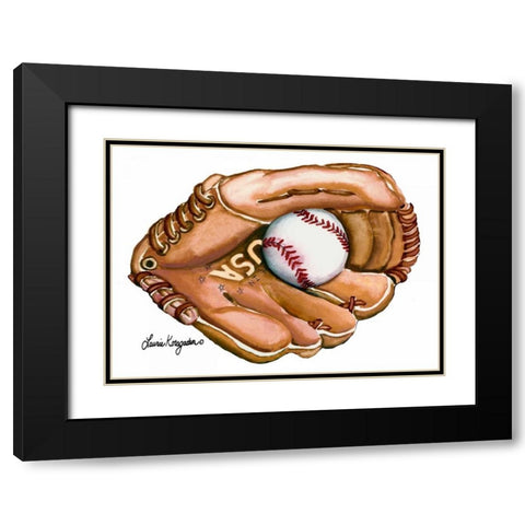 Catch Them All Black Modern Wood Framed Art Print with Double Matting by Korsgaden, Laurie