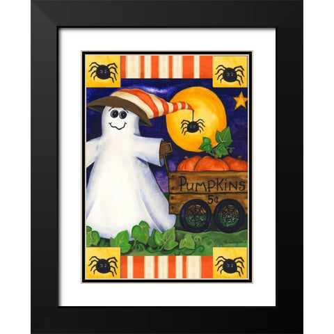 Hey There Black Modern Wood Framed Art Print with Double Matting by Korsgaden, Laurie