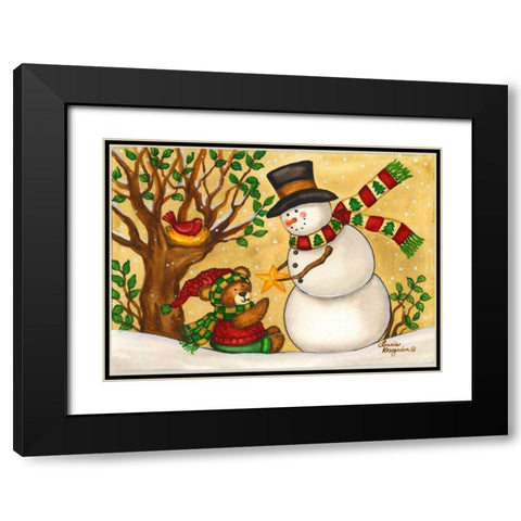 Star of Wonder Black Modern Wood Framed Art Print with Double Matting by Korsgaden, Laurie