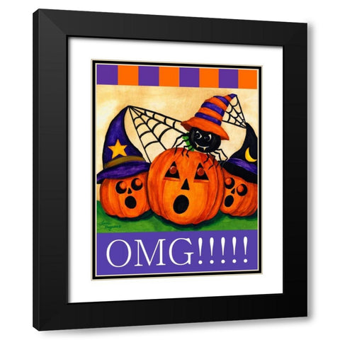 OMG Black Modern Wood Framed Art Print with Double Matting by Korsgaden, Laurie
